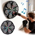 thumbnail image 2 of Hearth & Gear Music Wall Boxing Machine With Boxing Connection Colorful LED Lights 5 Speed Adjustment Multiple Training Modes Hot Yoga Dome Yoga Wheel Heavy Duty Yoga Set to Improve Strength And, 2 of 7