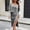 Grey, variant on Gspmoly Women Dresses, Women'S Long Sleeved Round-Neck Fashion Solid Color and Ankle Dress Vacation Dresses for Women Deals of The Day
