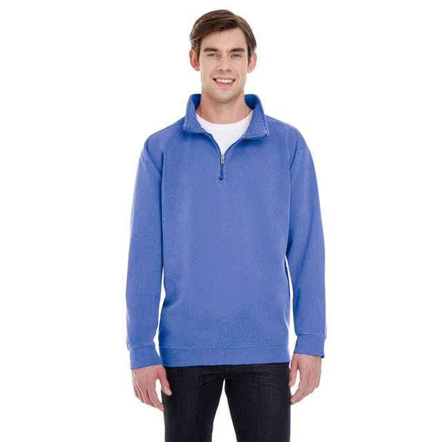 Comfort Colors - Sweat à Capuche Quart de Zip Teint