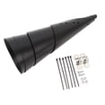 thumbnail image 2 of Squirrel Baffle For Bird Feeder Pole, Plastic Outside Pole Mount Squirrel Proof Bird House Guard For Gardens, Balconies, And Patios, 2 of 8