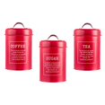 thumbnail image 1 of GROWTH TANK Ensemble de Bocaux de Cuisine en Métal pour Café et Thé, Pots de Rangement pour Sucre, Contenants pour un Rouge, 1 of 9