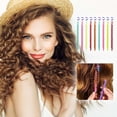 thumbnail image 1 of Spiral Hair Curling Rods Set for Heatless Long Lasting Curls and Styling Beauty Tool Kit, 1 of 6
