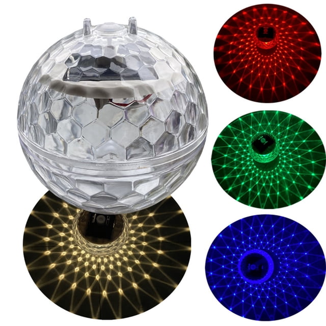 Yhmxh Solar Yard Lights Solar Lights Outdoor Waterproof Water Floating Lights Pond Floating Ball Patio Decoration Pool LED Colorful Grass Hanging Tree Lights solar light