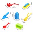 thumbnail image 3 of Dvkptbk Snow Playthings Snow Snowball Maker Clip Maker Shaped Snow Sand Tool Winter Snow Toys Kit Skiing & Snowboarding, 3 of 9