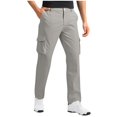 thumbnail image 1 of SHTXOZHI Pantalon Cargo Décontracté pour Hommes, Léger, Athlétique, Plein Air, Randonnée, Voyage, avec Multiples Poches, 1 of 7