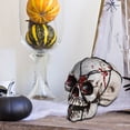 thumbnail image 4 of EGNMCR Halloween Decorations, Halloween Skeletons Plastic Realistic Fake Simulation Human Skull HeadBone Model Halloween Prop Realistic Mini Skeleton Spooky Halloween Decoration A Skeleton, 4 of 5
