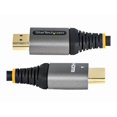 thumbnail image 4 of StarTech.com 16ft (5m) Premium Certified HDMI 2.0 Cable - High-Speed Ultra HD 4K 60Hz HDMI Cable with Ethernet - HDR10, ARC - UHD HDMI Video Cord - For UHD Monitors, TVs, Displays - M/M - Premium High Speed - HDMI cable with Ethernet - HDMI male to HDMI male - 16.4 ft - shielded - gray, black - passive, 4K60Hz (3840 x 2160) support, 4 of 4