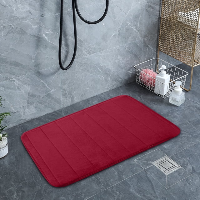 Yhmxh Rug,Carpet,Bath Mat,Door Mat Thick Velvet Floor Mat Kitchen Bathroom Foot Mat Solid Color Cotton Foot Mat 2pc Floor Mats