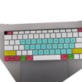 thumbnail image 4 of maytalsory Keyboard Cover Laptop Waterproof Dustproof Keyboard Silicone Film Replacement for Macbook Air, Colorful Mint, 4 of 8