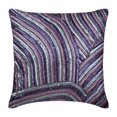thumbnail image 1 of Housses de Coussin Décoratif, Housse de Coussin Violette, Housse de Coussin à Paillettes Multicolores Perlées, Housse de Coussin 20x20 Pouces (50x50 cm), Housse de Coussin Décoratif, Carrée - Plum Cheer, 1 of 3
