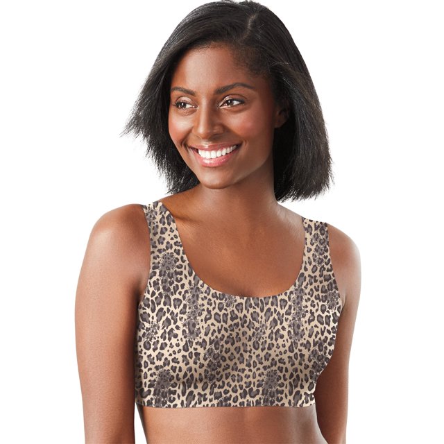 Bali Womens Comfort Revolution EasyLite Seamless Wirefree Bra, L