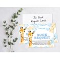 thumbnail image 4 of Inkdotpot 30Giraffe Jungle Animals Baby Shower Book Request Cards Bring A Book Instead Of A Card Baby Shower Invitations Inserts Games, 4 of 6