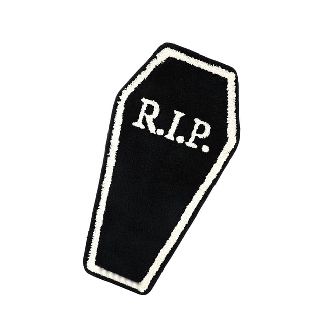 Halloween Floor Mat B Style 100X60Cm Black Polyester Water Absorbent Non Slip Rug For Living Room Bathroom Decor B