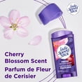 thumbnail image 3 of Déodorant antisudorifique Lady Speed Stick Fresh Infusions pour femmes, protection de 72&nbsp;heures contre les odeurs et la transpiration, Invisible Dry, parfum Fleur de cerisier, bâton de 65&nbsp;g, 3 of 9