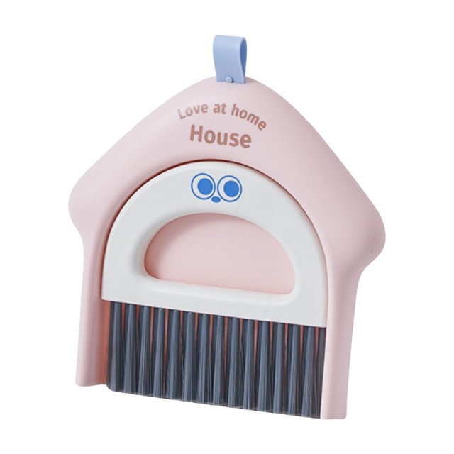 BINGLI Mini Hand Broom and Dustpan Set Small Dust Pans with Brush Set Cleaning Tool for Desk, Car and Animal Waste