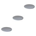 thumbnail image 3 of QualitChoice Nappe Ronde Imperméable Anti-Huile Bordure Extensible Couverture Salon Antidérapante Décoration Restauration Fête Gris 3Set, 3 of 6