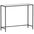 thumbnail image 1 of VASAGLE Entryway Table, Console Table, Tempered Glass Tabletop, Modern  Easy Assembly, with Adjustable feet, 1 of 6