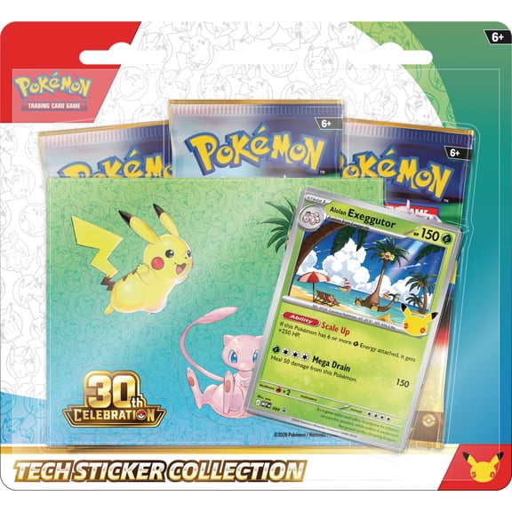 Pokémon TCG: 30th Celebration Tech Sticker Collection - Receive 1 at Random!