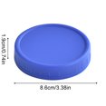 thumbnail image 2 of Iodue Closure Bags lids Boxes 1PC Wide Mouth Plastic Mason Jar Lids Unlined White Ribbed Lids 86mm, 2 of 3