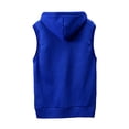 thumbnail image 2 of Qertyioot Mode Homme Gilet Sans Manches à Capuche Chemise, 2 of 6