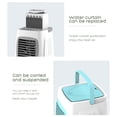 thumbnail image 3 of Zootealy Mini Air Conditioning Air Conditioner with Humidification Function Personal Portable USB Small Cooler, 3 of 8