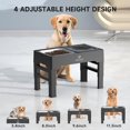 thumbnail image 4 of Els Pet 2 In 1 Elevated Feeding Station (Stainless Steel Bowl+Floating Bowl), 4 of 6