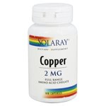 Solaray - Copper 2 mg. - 100 Capsules