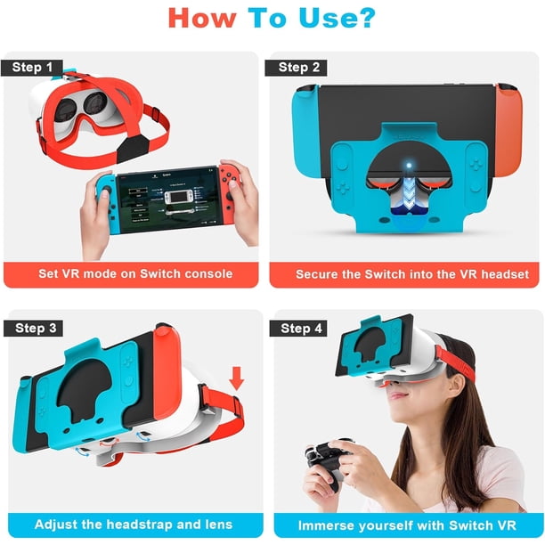 Newest VR Headset for Nintendo Switch & Switch OLED Model, 3D VR