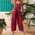 thumbnail image 2 of Jumpsuits For Women Sleeveless Backless Spaghetti Strap Wide Leg Pants, 2 of 3