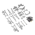 thumbnail image 2 of Xuanheng 1/14 RC Car Upgrades Accessories Front and Rear Shock Tower for 14210 Trucks silver, 2 of 8