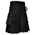 thumbnail image 1 of Sens du Design Tendance Mode Robe Écossaise de Vacances Couleur Jupe Plissée pour Hommes Pantalon Décontracté Catégorie, 1 of 3