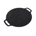 thumbnail image 3 of Griddles Cookware BBQ Grill Pan,Round BBQ Griddler Korean Non Stick Circular Griddle Pan Korean BBQ Plate with Double Handle Multifunctional Korean BBQ Grill Pan for Home Cooking, 3 of 5