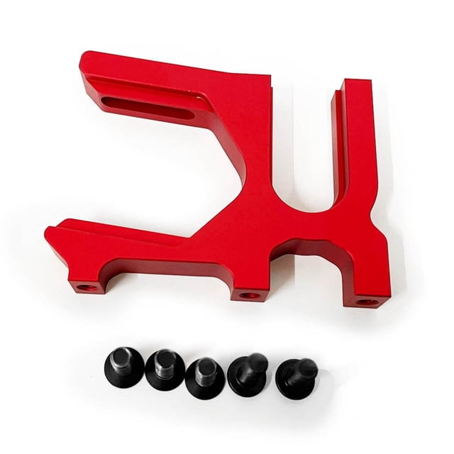ziyahi Aluminum Alloy Adjustable Motor Mount For 1/7 6S RC Car Part RC Car Accessories Replacement Parts RC Upgrade Part Red