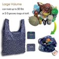 thumbnail image 2 of Amerteer 6 Pcs Reusable Grocery Bags, Grocery Tote Foldable into Attached Pouch, Ripstop Polyester Reusable Shopping Bags, Eco-Friendly Purse Bag Washable, Durable and Lightweight, 2 of 6