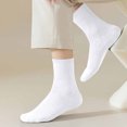 thumbnail image 4 of RKSTN Mens Socks 5PC Winter Solid Color Comfortable Breathable Knitted Cotton Socks Soft Breathable Mens Socks, 4 of 5