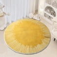 thumbnail image 4 of TIMIFIS Big Rug Round Short Hair Rug - 23.6in Round-No Hair Loss Rug-Non-Shedding and Easy Care- Ideal for High Traffic Areas in Living Room- Bedroom-Washable and Easy to Throw Blanket, 4 of 6