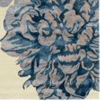 thumbnail image 3 of Aspire Wool Floral Ivory & Navy 8' x 11' Area Rug, 3 of 5