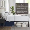 thumbnail image 5 of SGI Bedding 11 Inch Pleated Bed Skirt | Microfiber Bed Skirt | Fade Resistant, Wrinkle Free, Anti-static, Decorative, Extra Storage Space, Clutter-Free | Full, Navy Blue, 5 of 5