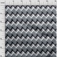 thumbnail image 2 of oneOone Organic Cotton Voile Fabric Chevron Geometric Print Fabric BTY 42 Inch Wide, 2 of 4
