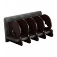 thumbnail image 4 of Luzkey Acrylic CD Holder Album Organizer Multifunctional Bin Holder, Stand CD Storage Rack DVD Storage Case for Shelf Hotel Tabletop black and dark red, 4 of 8