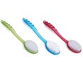 thumbnail image 2 of Bath Brush plastic Handle Back Scrubber Shower bathroom scrubber plastic handle Body Massager Bathing Skin Cleaning Tool, Rose Red, 2 of 10
