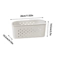 thumbnail image 3 of Dvkptbk Storage Basket Folding Dirty Clothes Basket Household Large Capacity Bathroom Storage Dirty Clothes Basket Multi-Layer Storage Basket with Handle Bathroom Accessories, 3 of 7