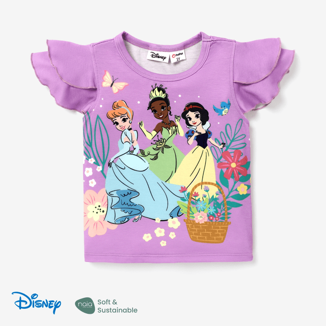 Disney Disney Princess Toddler Girl Naia™ Character Print Ruffled Short-sleeve Tee