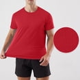 thumbnail image 2 of Besolor Mens Short Sleeve Shirts Summer Quick Dry Wicking Athletic Running Gym Workout Casual Basic Tee Tops, 2 of 7