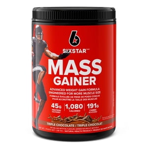 Six Star Mass Gainer, Muscle Builder Whey Protein Powder and Creatine Monohydrate, Max Protein Weight Gainer for Men and Women, Creatine Supplements, Chocolate, 4 lbs