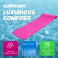 thumbnail image 4 of TRC Recreation Serenity 1.5" Thick Swimming Pool Float Mat, Flamingo Pink, 4 of 11