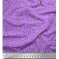thumbnail image 1 of Soimoi Poly Georgette Fabric Flower Artistic Fabric Prints By Yard 42 Inch Wide, 1 of 3