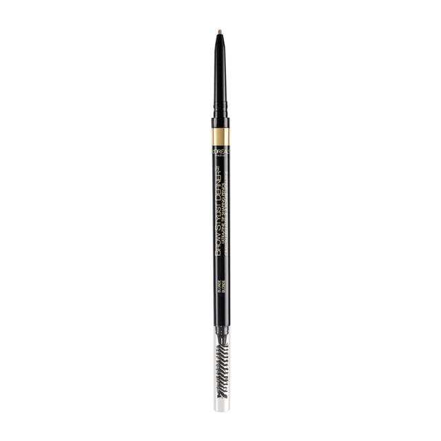 L’Oréal Paris Cosmetics Brow Stylist Definer, Ultra-Fine Tip Eyebrow Pencil, 0.5mm Tip for Well-Defined Brows and Easy Blend With No Gaps, Blonde ,90 mg