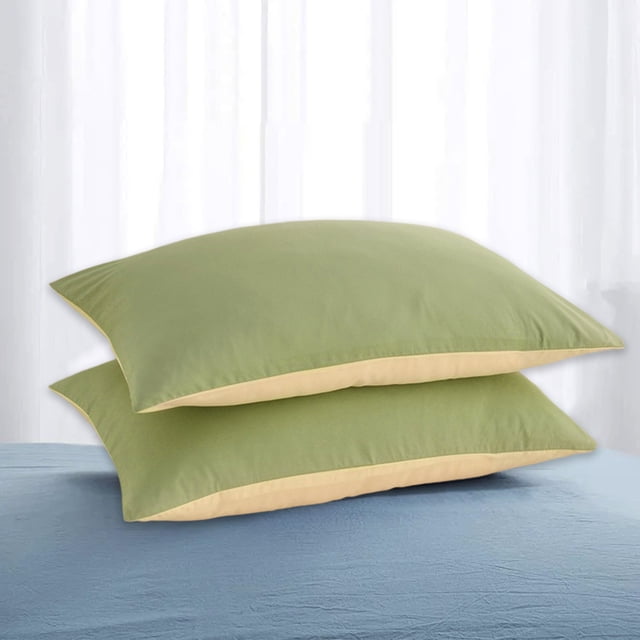 Jpxdew 2 Pack Pillow Covers 19x29in,Cotton Envelope Closure Shams Standard Size Home Decor