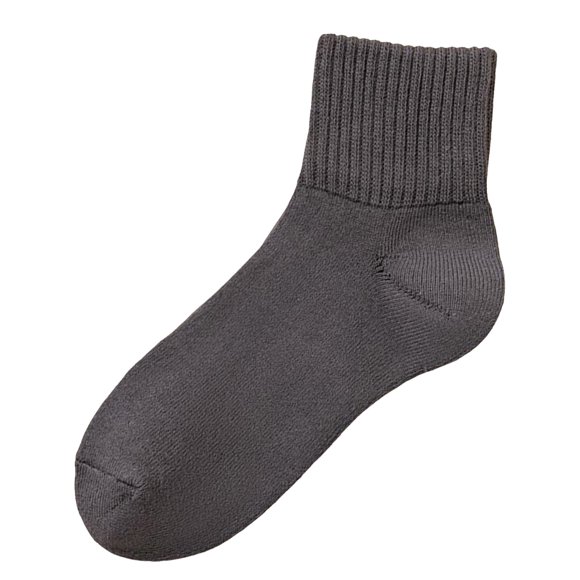 B91xZ Crew Cut Work Socks for Men Moisture-Wicking with Odor Control,Gray One Size